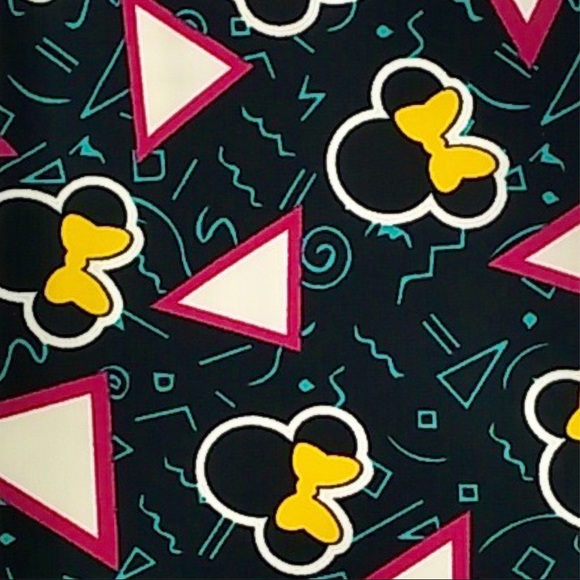 LuLaRoe Disney OS Leggings 2-10 Minnie Mouse RARE - Picture 2 of 7